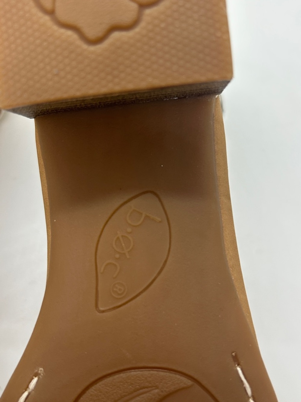 b.o.c. Women's Ivory Scalloped Ankle-Strap Sandals Size 10 NWOT - Picture 8 of 9